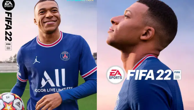 Kylian Mbappé choisi pour la jaquette de FIFA22