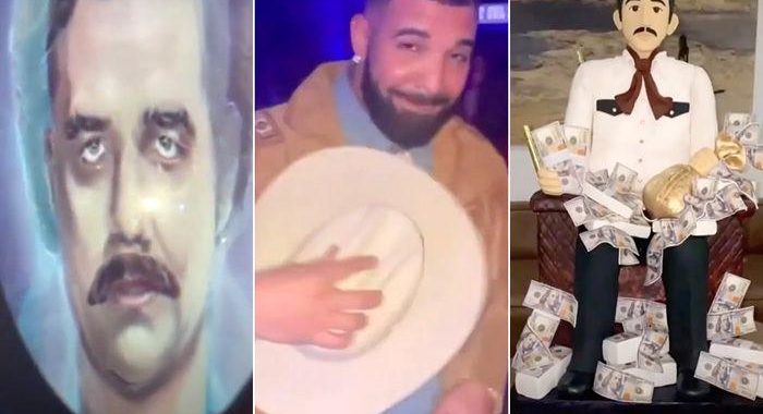 Drake fête ses 35 ans sur le thème du narcotrafic  [VIDÉO]
