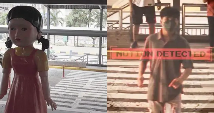 Philippines: La poupée de « Squid Game » se retourne si on traverse au feu rouge [VIDÉO]