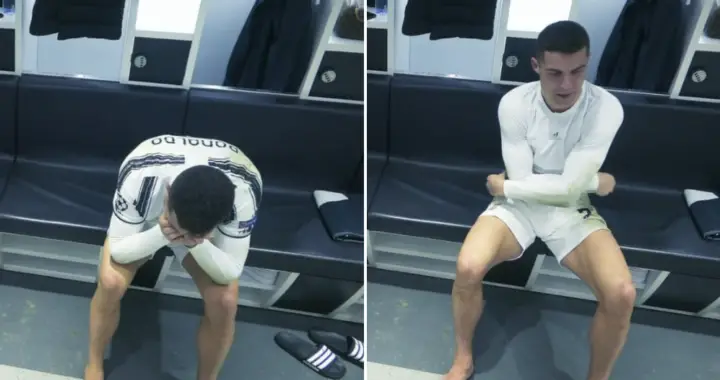 Ronaldo pleure de colère après l’élimination de la Juventus en C1 [VIDÉO]