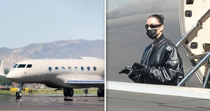 Kim Kardashian rentre de la Fashion Week de Milan à bord de son nouveau jet privé [Vidéo]