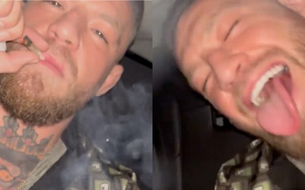 Conor McGregor éméché parle français, fume un joint et pose avec des policiers [VIDÉO]
