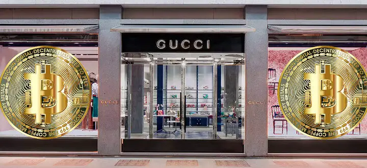 Gucci valide les paiement par cryptomonnaies  