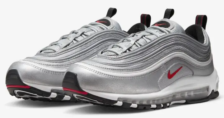 Sneakers : La Nike AirMax 97 « Silver Bullet » ressort 25 ans après !