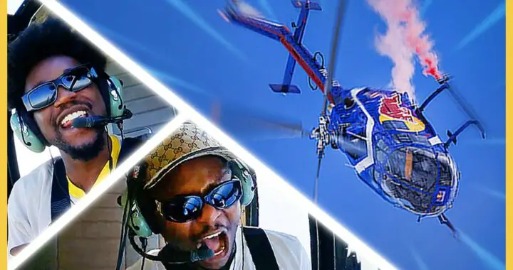 Freestyle : Leto relève le défi de rapper en direct d’un hélicoptère faisant des loopings [VIDÉO]