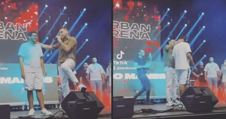 Soso Maness: un fan lui jette un verre sur scène, il le recadre !