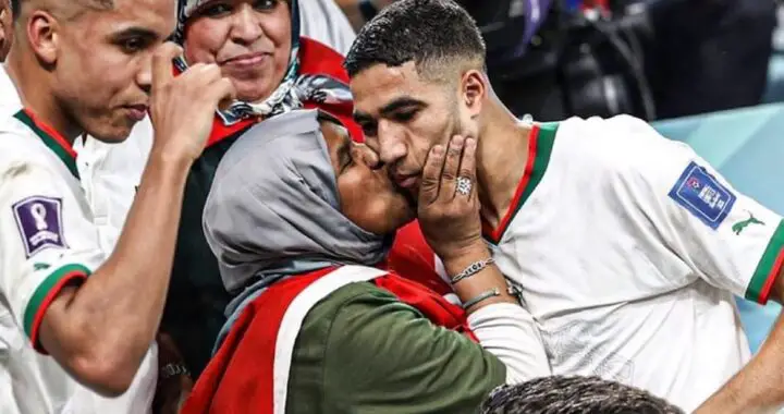 Coupe du monde : Image touchante d’Hakimi avec sa mère !