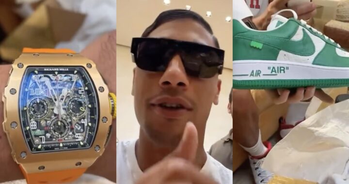 Maes s’offre des Air Force Louis Vuitton et une Richard Mille !