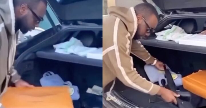 Gims : Un fusil dans le coffre de son 4×4 !