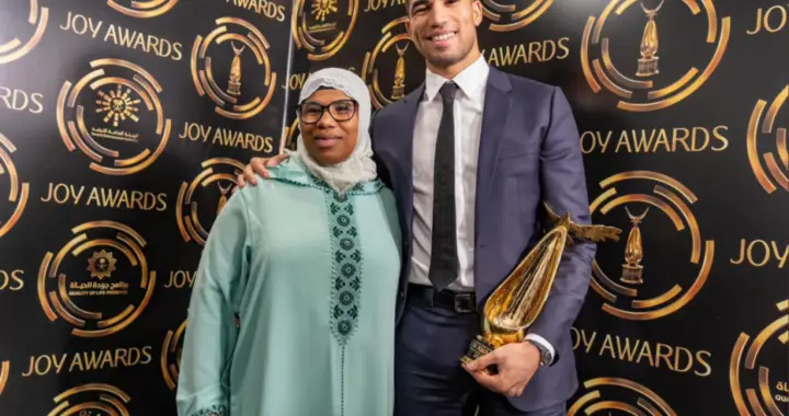Achraf Hakimi a été élu meilleur sportif arabe de l’année ! [VIDÉO]