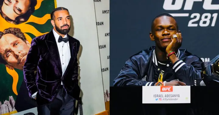 UFC: Drake remporte le pactole en misant sur la victoire d’Adesanya. Soit 2 750 000 dollars !