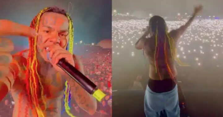 6ix9ine remonte sur scène et affirme être le rappeur numéro 1 !