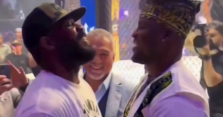 Francis Ngannou et Jon Jones se sont rencontrés, enfin [VIDÉO] !
