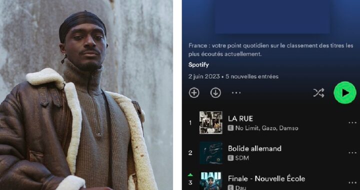 DAU entre dans le Top 3 Spotify avec son titre «La finale» !