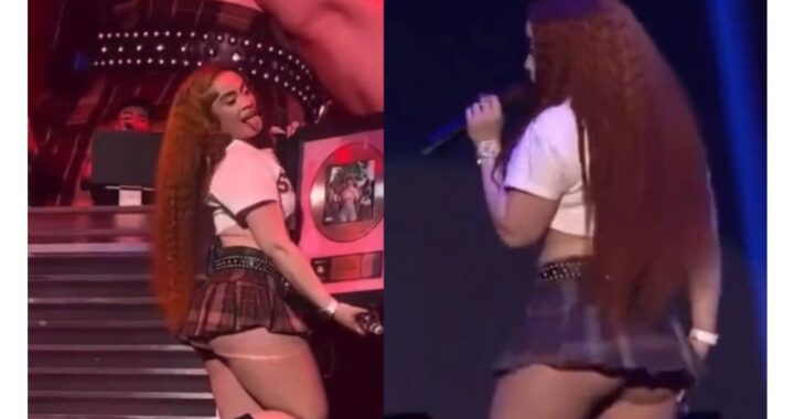 Ice Spice : La rappeuse choque sur scène avec un geste suggestif !