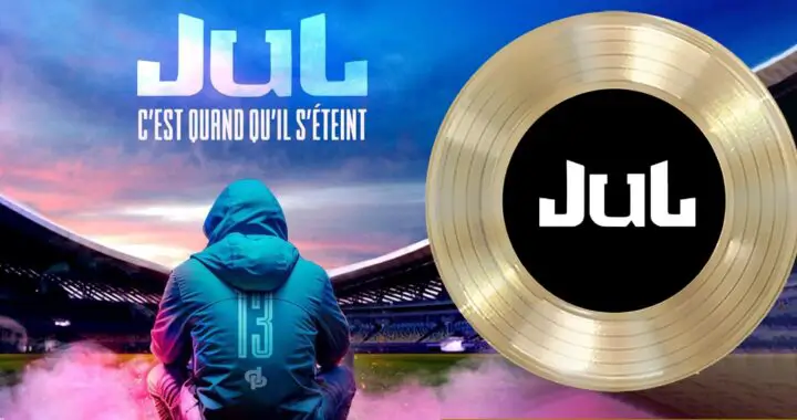 Jul : Son album «C’est quand qu’il s’éteint ?» est certifié disque d’or en 10 jours !