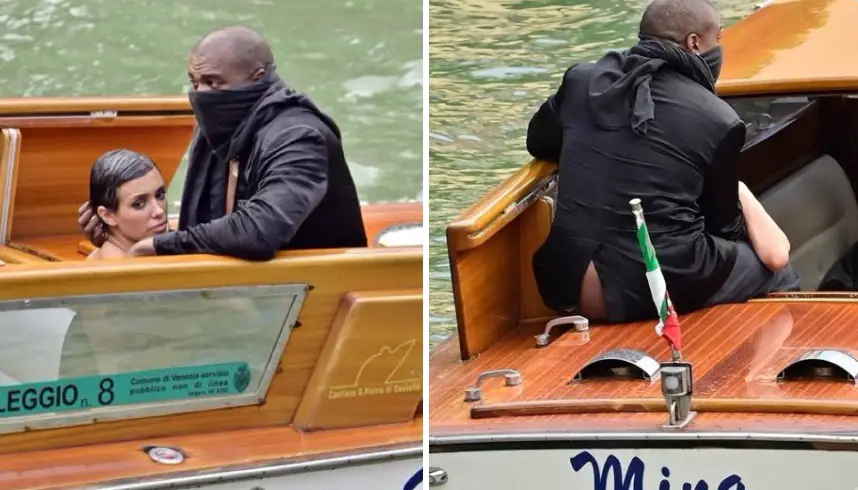 Kanye West et Bianca Censori se font plaisir sur un yacht à Venise ...
