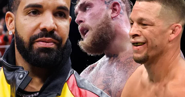 Drake pari 250 000 $ sur Nate Diaz face à Jake Paul. Le pari rapporte 1 Million De dollars !