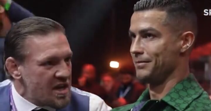 Quand Conor McGregor parle très fort, CR7 très gêné à côté du prince [Vidéo]