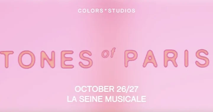 COLORS annonce la programmation du premier événement « TONES » à Paris du 21 au 27 octobre 2024 !